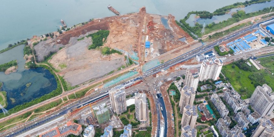 SMW工法+地基加固：文明東越江通道項目江西段