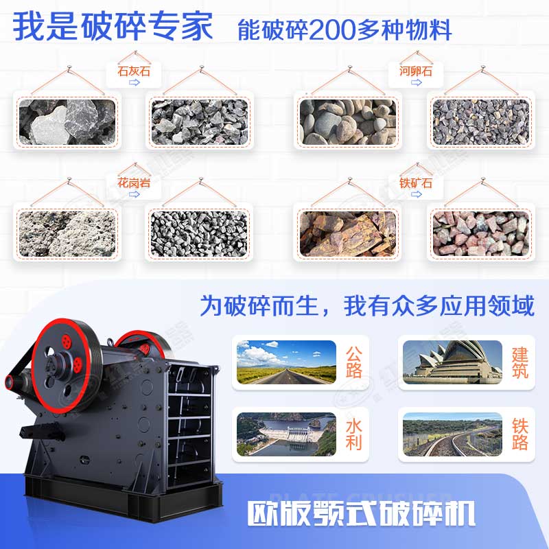 顎式破碎機能力強、應(yīng)用范圍廣