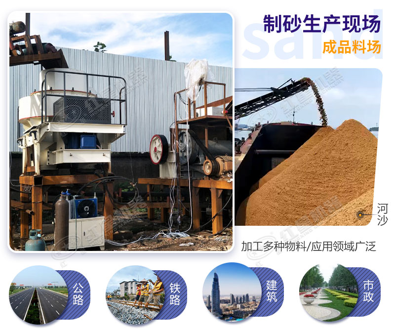 制砂生產(chǎn)線成品質(zhì)量高、效益高