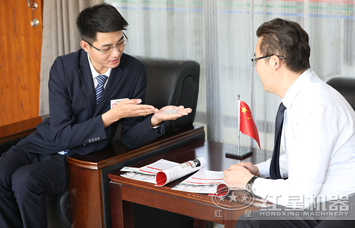 合作共贏，來廠客戶物料展示