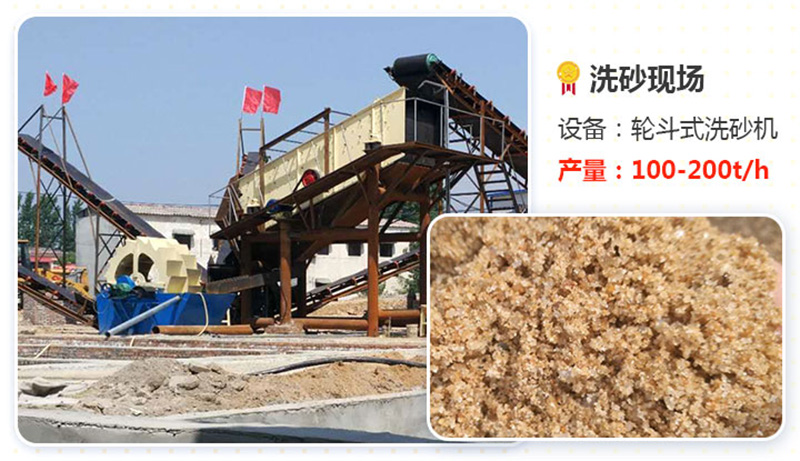 輪式洗砂機(jī)產(chǎn)量高、效果好